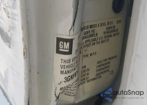 2002 Chevrolet Suburban 1500 Z71 из США, поврежденный, VIN 3GNFK16ZX2G254983